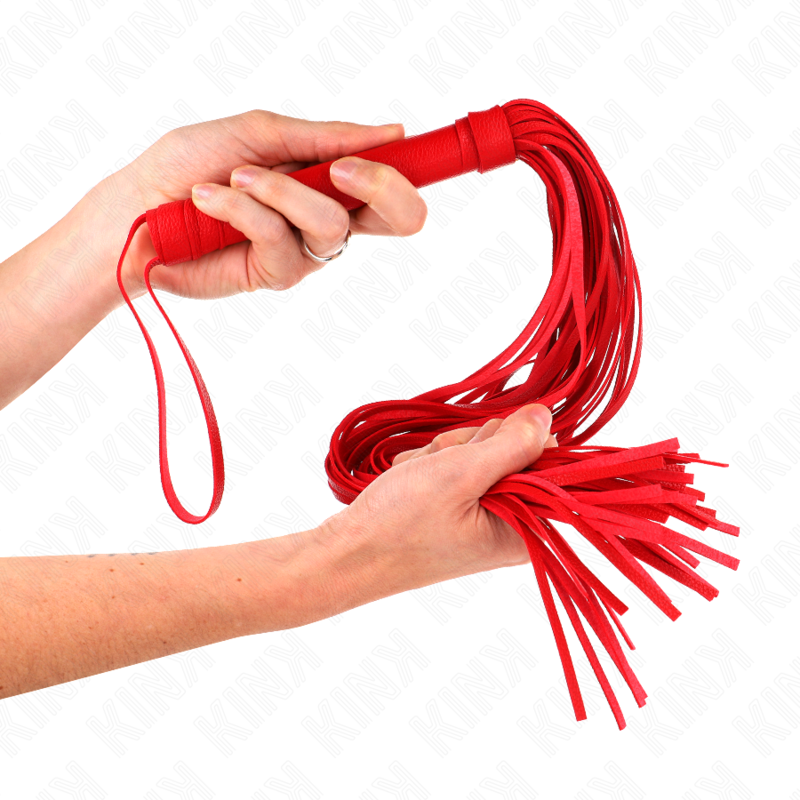 KINK – CHICOTE DE PVC MACIO VERMELHO 70 CM