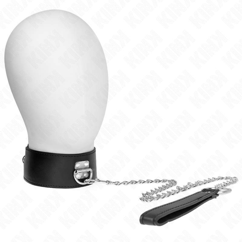 KINK – COLAR COM CINTO 65 CM COM ALÇA LARGA PRETA AJUSTÁVEL DE 33,5 A 41 CM X 5 CM