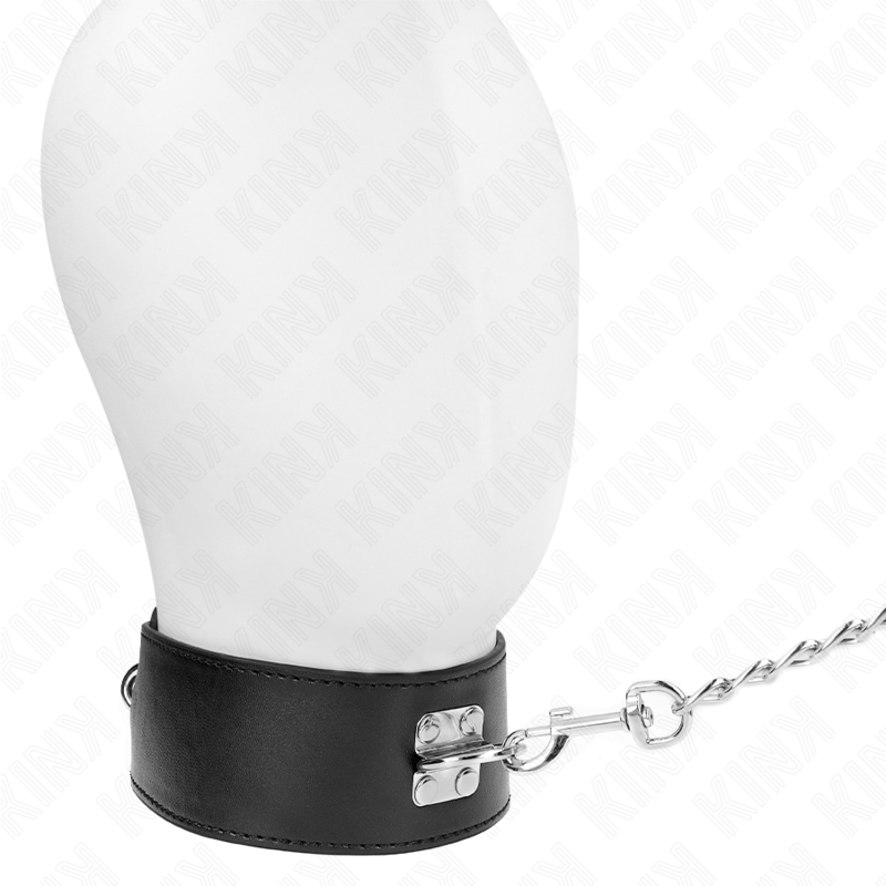 KINK – COLAR COM CINTO 65 CM COM ALÇA LARGA PRETA AJUSTÁVEL DE 33,5 A 41 CM X 5 CM