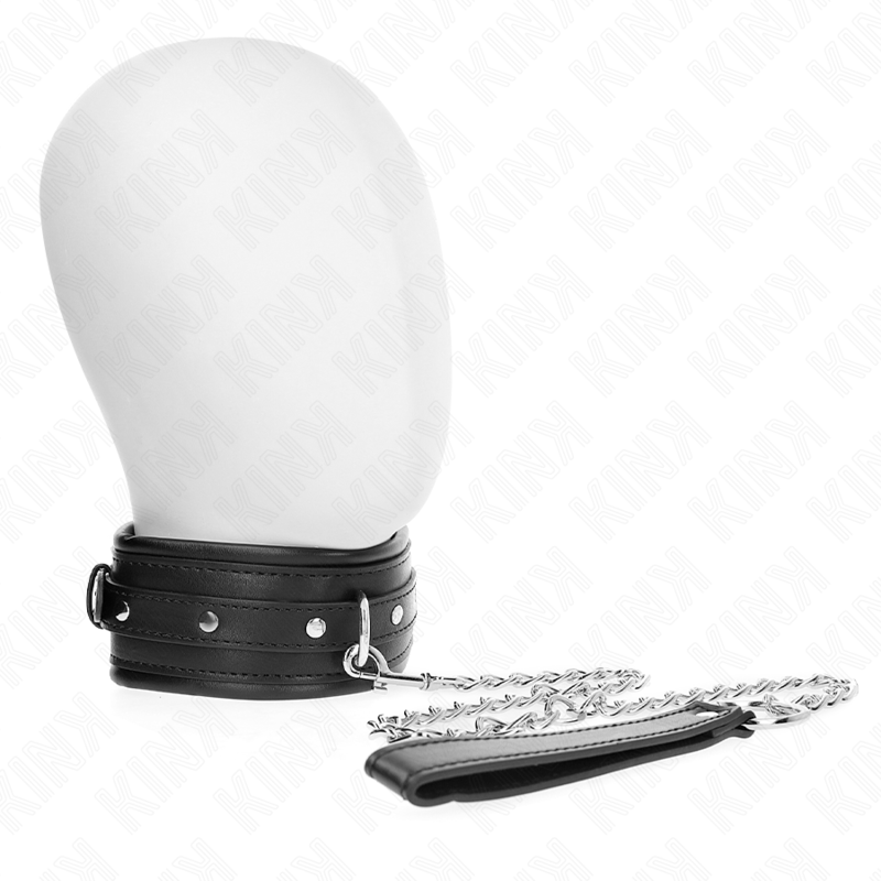 COLAR KINK COM ALÇA DE FIVELA BRILHANTE 65 CM 48,5 CM X 5,3 CM