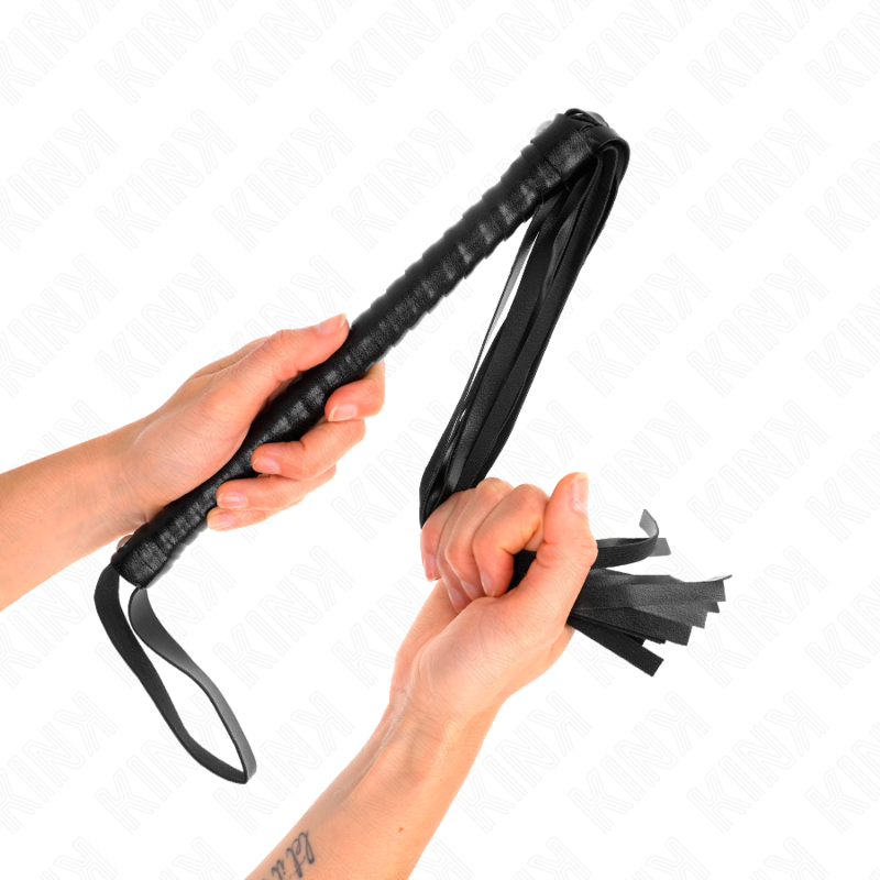KINK – CHICOTE COM CABO TEXTURIZADO PRETO 48,5 CM