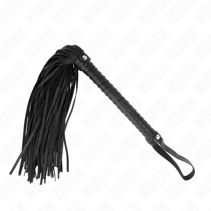 KINK – CHICOTE COM CABO TEXTURIZADO PRETO 48,5 CM