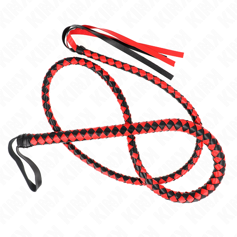 KINK – CHICOTE VERMELHO LONGO DE COBRA 210 CM