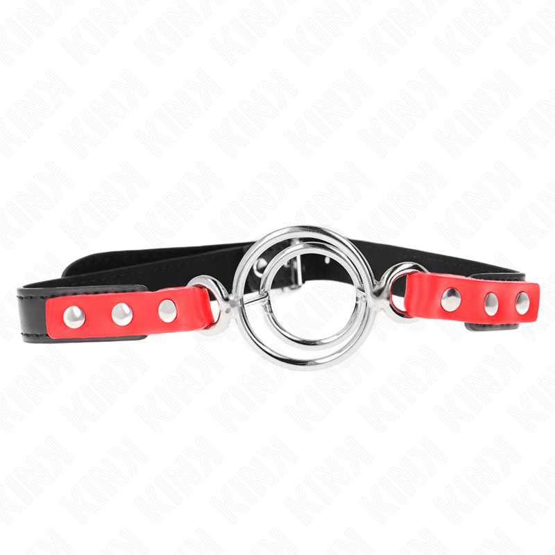 KINK – MORDIDA COM VÁRIOS ANÉIS DE VEDAÇÃO 4 / 4,8 CM VERMELHA 38 X 56 CM