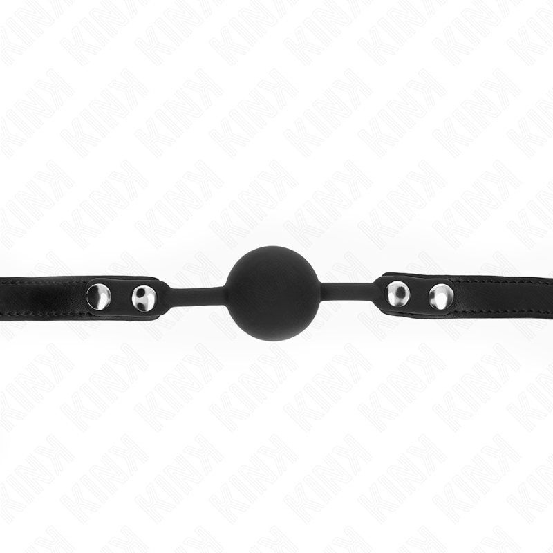 KINK - MODELO 1 BOLA DE SILICONE 4 CM MORDAÇA COM TRAVA 60 x 2 CM - Image 5