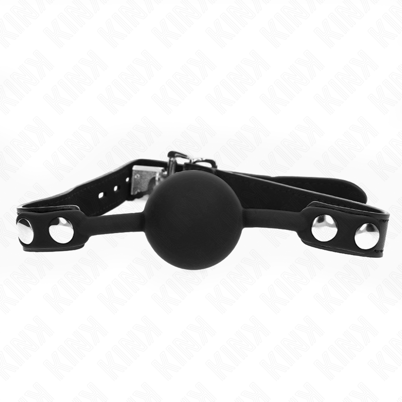 KINK - MODELO 1 BOLA DE SILICONE 4 CM MORDAÇA COM TRAVA 60 x 2 CM
