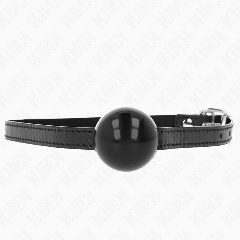 KINK – MORDIDA COM BOLA ÚNICA SÓLIDA PRETA DE 4 CM 65 x 1,5 CM