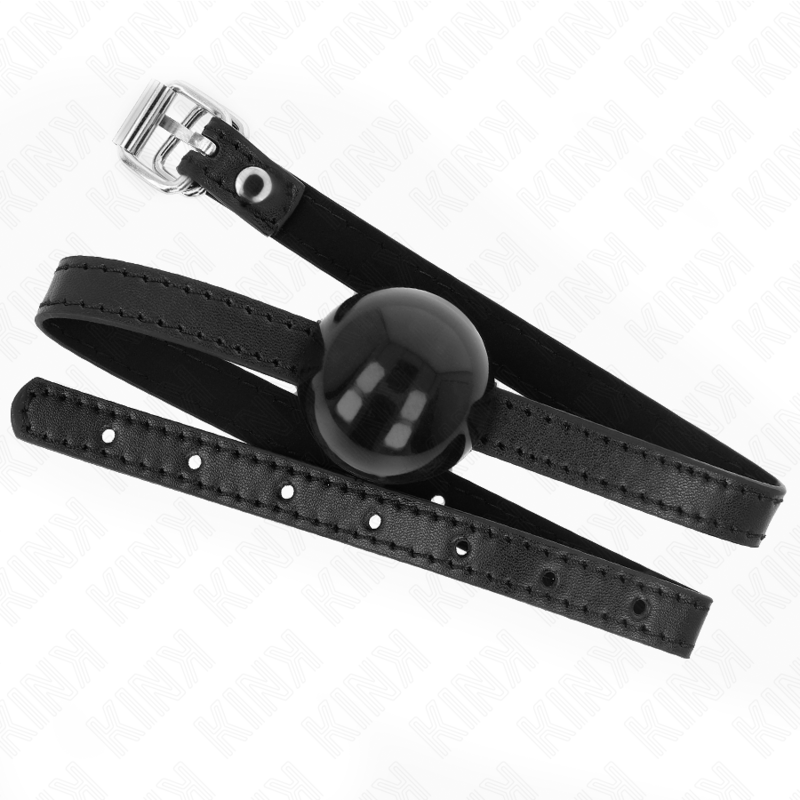 KINK – MORDIDA COM BOLA ÚNICA SÓLIDA PRETA DE 4 CM 65 x 1,5 CM