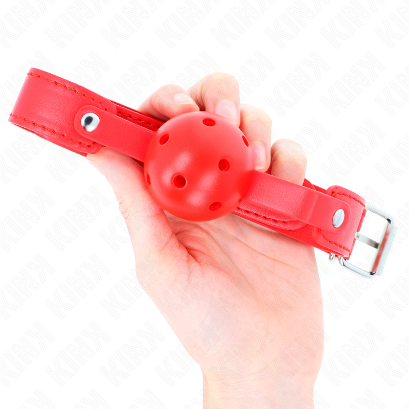KINK - BOLA VERMELHA RESPIRÁVEL 4,5 CM MAG 65 x 2,5 CM - Image 3