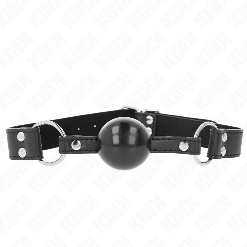 KINK – BOLA MACIA E SÓLIDA DE 4 CM COM ALÇA DE COURO SINTÉTICO 62 x 2,5 CM AJUSTÁVEL DE 42 A 58 CM