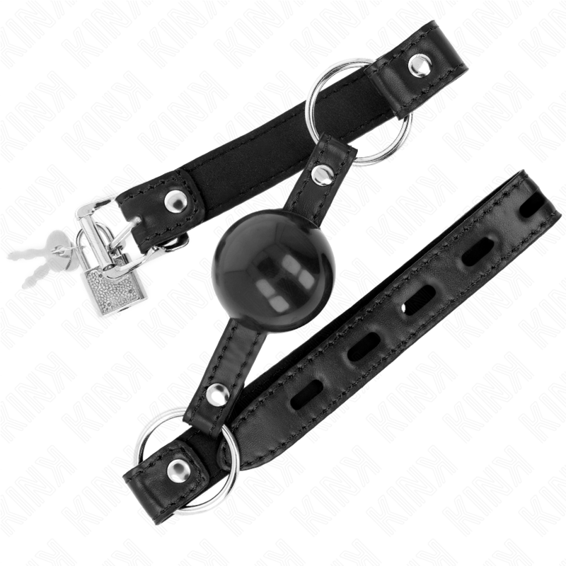 KINK – BOLA DE TPE PRETA 4 CM MAG 60 x 2 CM