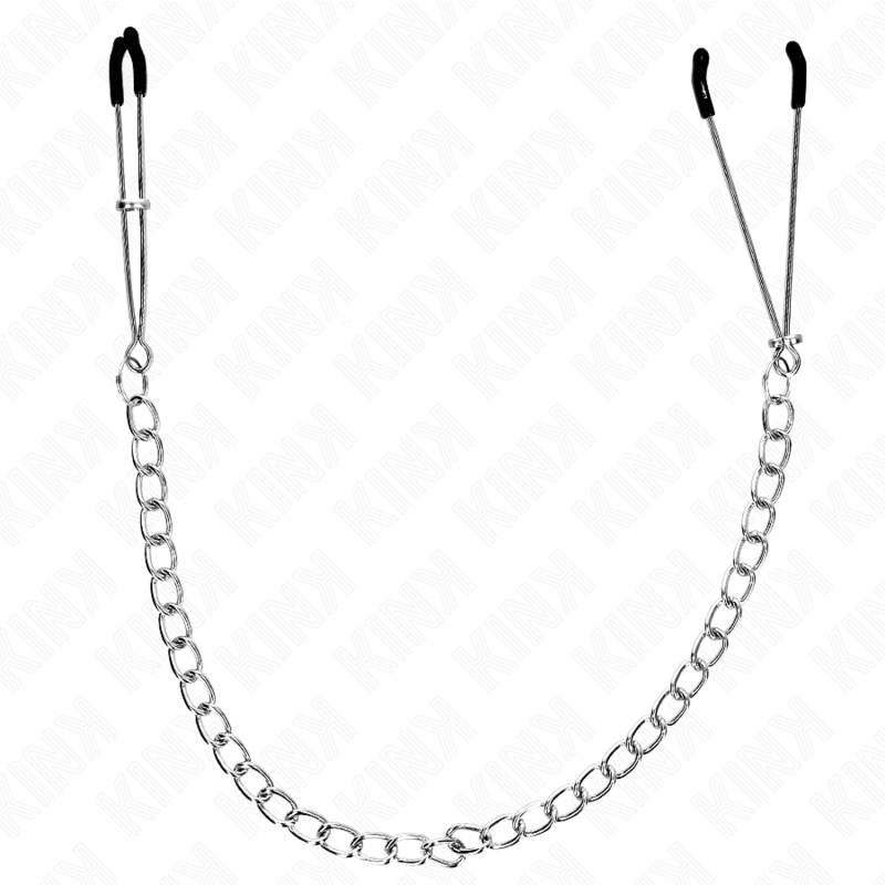 KINK – PRESILHAS DE MAMILO FINAS COM CORRENTE GROSSA DE 30 CM