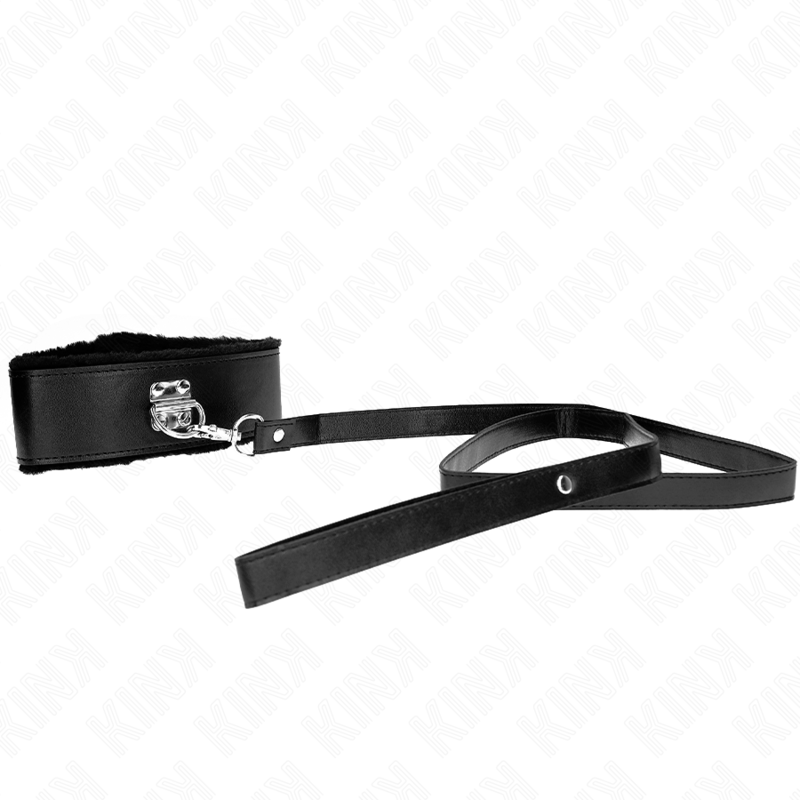 KINK - COLAR COM CORREIA 116 CM COM TACHAS PRATEADAS MODELO 4 PRETO AJUSTÁVEL 40-48 CM X 6 CM - Image 4
