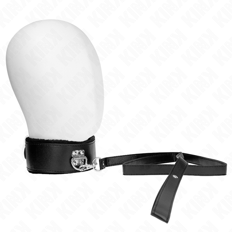 KINK - COLAR COM CORREIA 116 CM COM TACHAS PRATEADAS MODELO 4 PRETO AJUSTÁVEL 40-48 CM X 6 CM