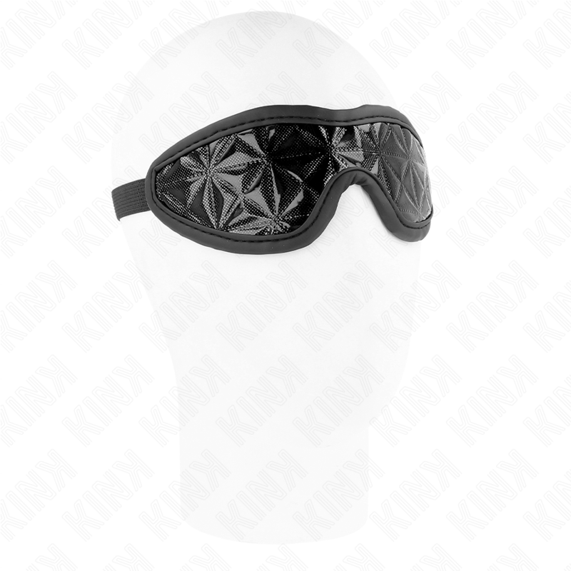 KINK – FAIXA DE CABELO COM PADRÃO DE DIAMANTE PRETO 20,5 x 6 CM