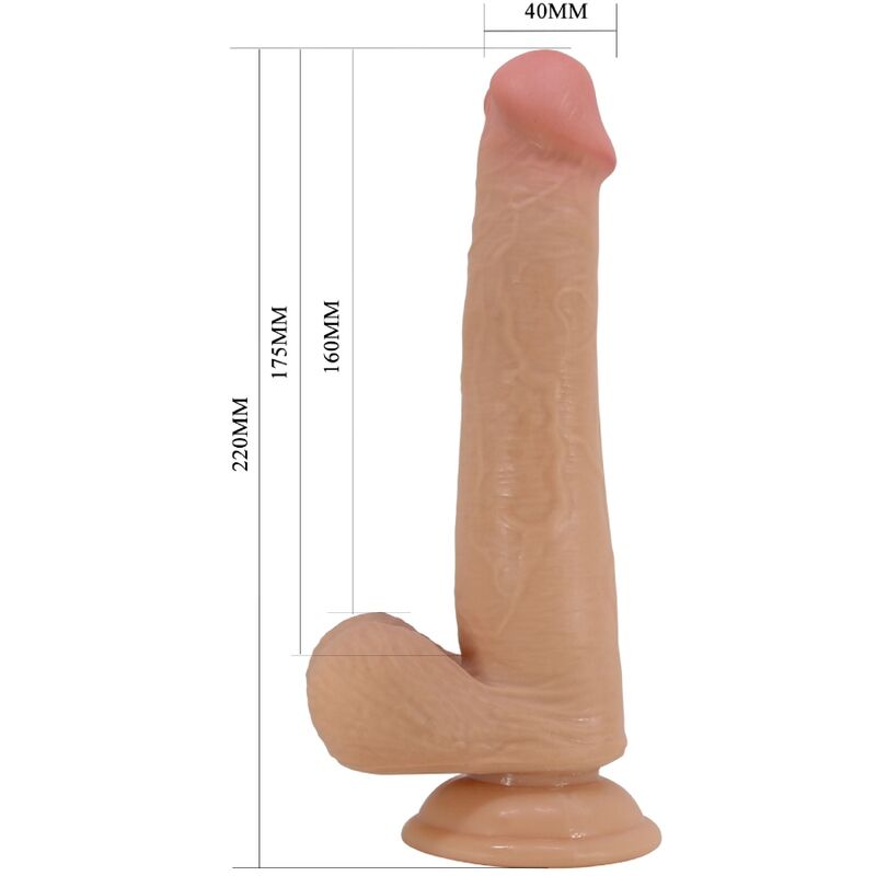 PRETTY LOVE - DILDO REALISTA TALLEN 22 CM COR DE CARNE - Image 5