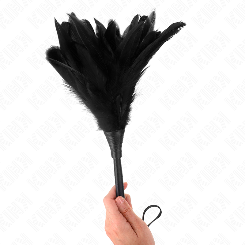 KINK - PENAS DE GALINHA EM FORMATO DE CHIFRE PARA EFEITO CÓCEGAS - 36 CM - Image 3