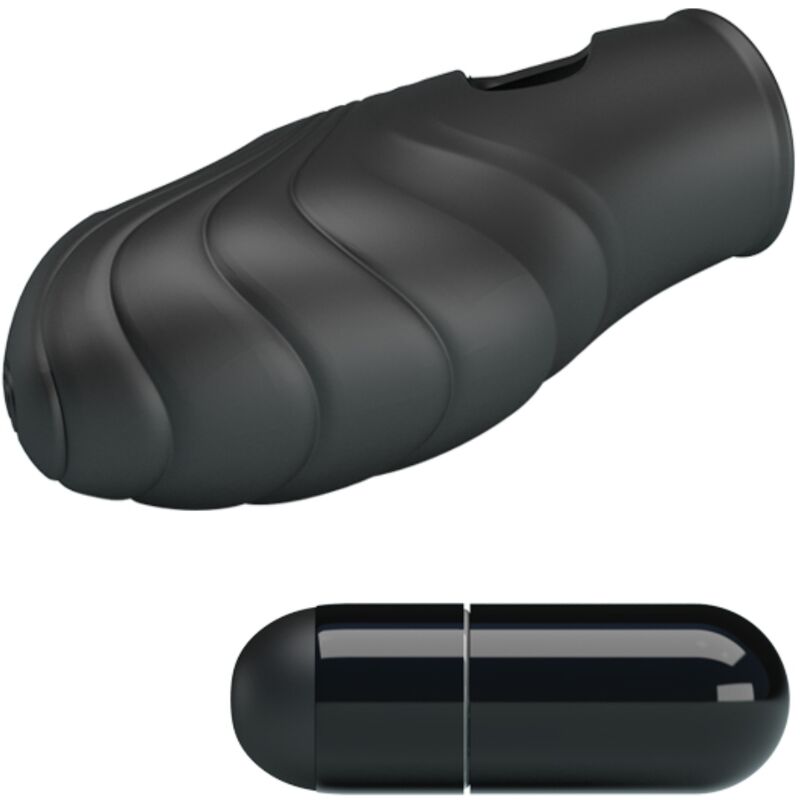 PRETTY LOVE - LICH VIBRADOR DE DEDO DE SILICONE PRETO - Image 5