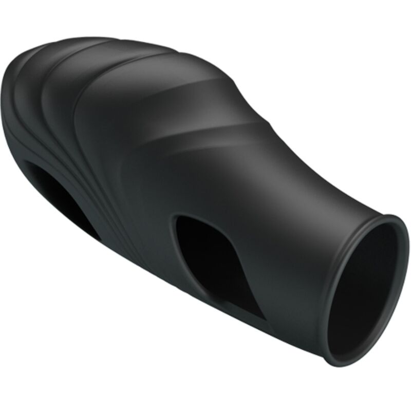 PRETTY LOVE - LICH VIBRADOR DE DEDO DE SILICONE PRETO - Image 3