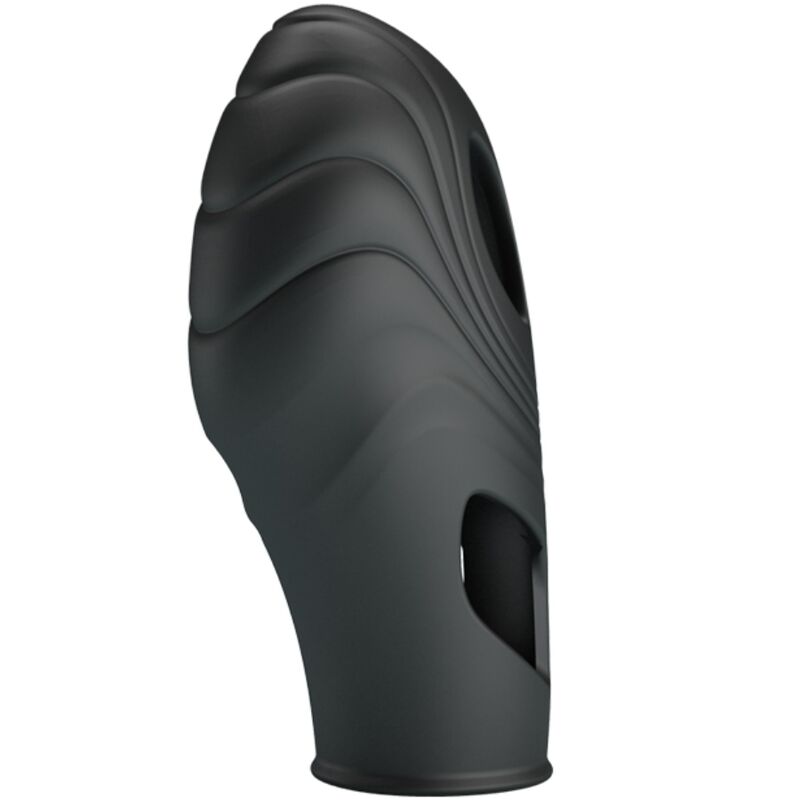 PRETTY LOVE - LICH VIBRADOR DE DEDO DE SILICONE PRETO - Image 2