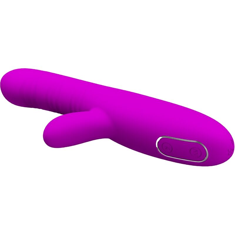 PRETTY LOVE – ANGELIQUE VIBRADOR MULTIFUNCIONAL + ESTIMULADOR DE CLITÓRIS ROXO