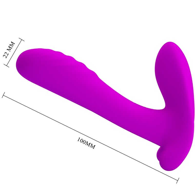 PRETTY LOVE - MASSAGEADOR E VIBRADOR COM 12 VIBRAÇÕES E CONTROLE REMOTO - ROXO - Image 6