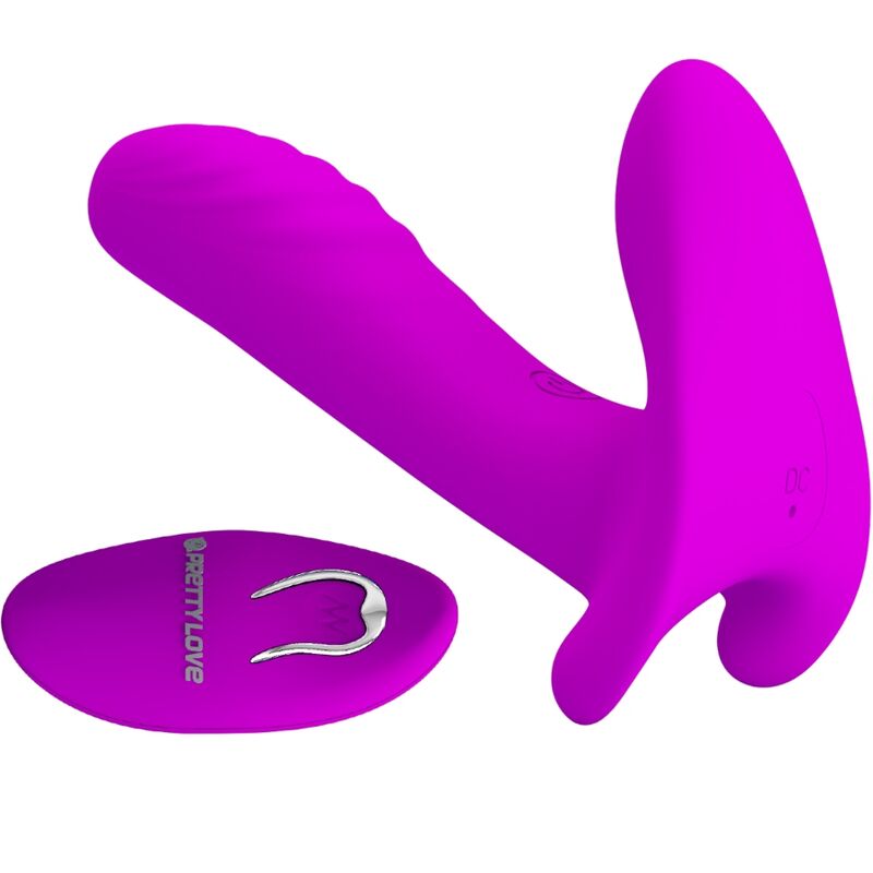 PRETTY LOVE – MASSAGEADOR E VIBRADOR COM 12 VIBRAÇÕES E CONTROLE REMOTO – ROXO