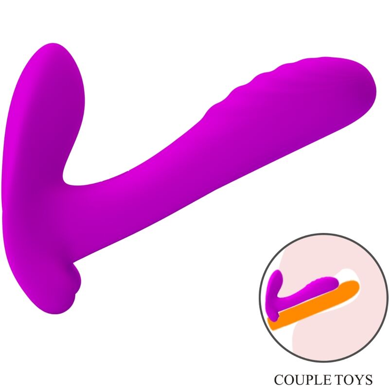 PRETTY LOVE - MASSAGEADOR E VIBRADOR COM 12 VIBRAÇÕES E CONTROLE REMOTO - ROXO - Image 3