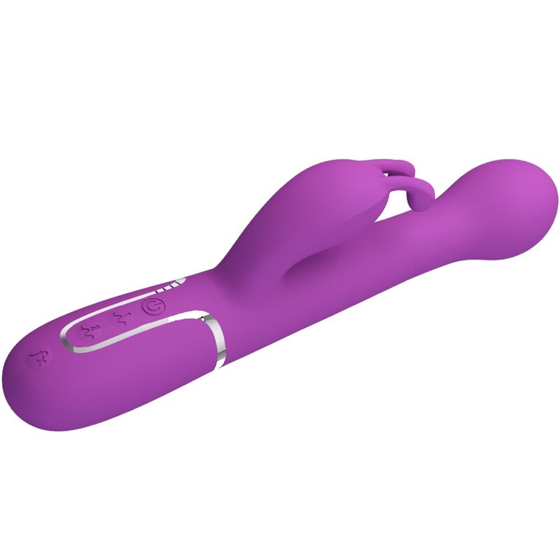 PRETTY LOVE - DEJON 3 EM 1 VIBRADOR MULTIFUNCIONAL COELHO ROXO - Image 3