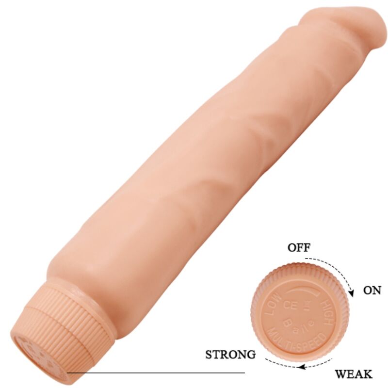BAILE - JACK VIBRADOR REALISTA 26 CM COR DE CARNE - Image 4