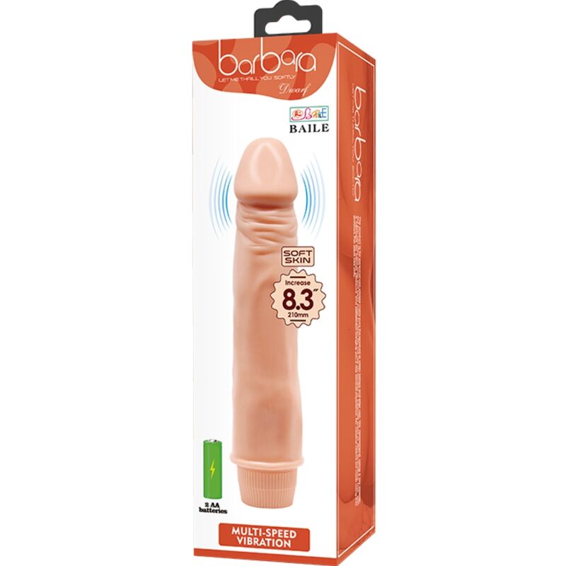 BAILE - VIBRADOR REALISTA ANÃO 21 CM COR DE CARNE - Image 6