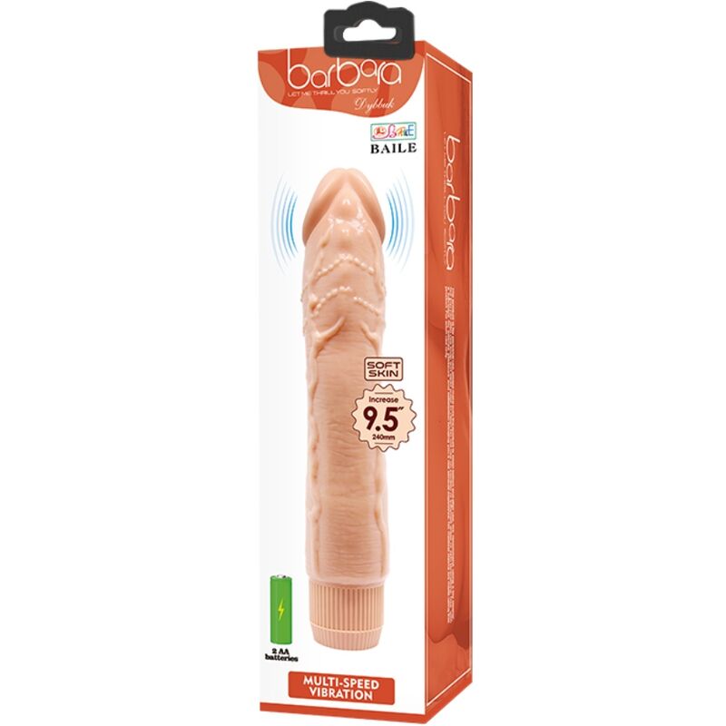 BAILE - DYBBUK VIBRADOR REALISTA 24 CM COR DE CARNE - Image 6