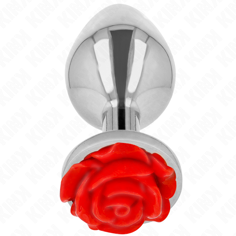 KINK - PLUG ANAL ROSA VERMELHA TAMANHO G - Image 2
