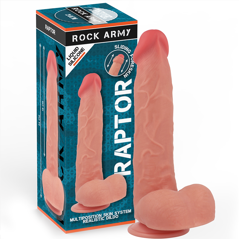 ROCKARMY - RAPTOR DE SILICONE LÍQUIDO 24 CM -O- 4,4 CM - Image 2