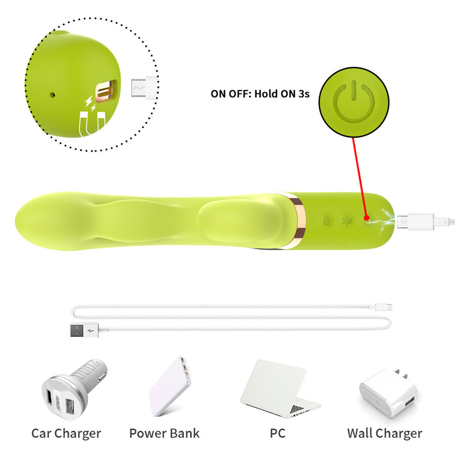 ARMONY - INFLABE PONTO A PARA VIBRADOR ESTIMULADOR VERDE - Image 8