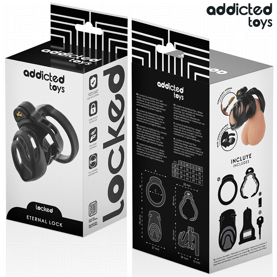 ADDICTED TOYS TRAVADO - GAIOLA DE PENÍNSE COM TRAVA ETERNA 9 CM - Image 6