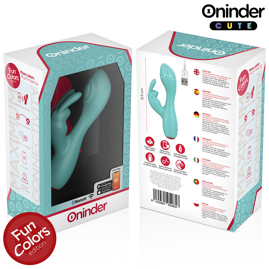 ONINDER CUTE - VIBRADOR CLITORIAL PARA PONTO G COM ESTAMPA DE COELHINHO DO AMOR - APLICATIVO GRATUITO PARA TODO O MUNDO - Image 8