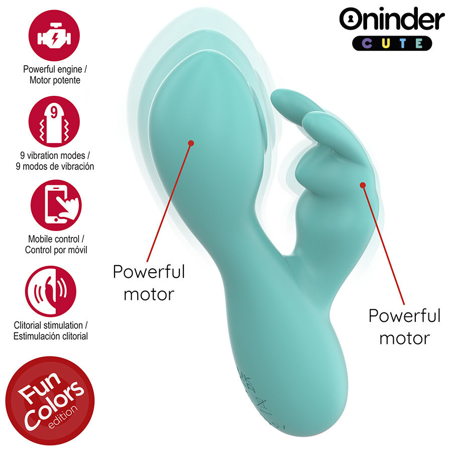 ONINDER CUTE - VIBRADOR CLITORIAL PARA PONTO G COM ESTAMPA DE COELHINHO DO AMOR - APLICATIVO GRATUITO PARA TODO O MUNDO - Image 5