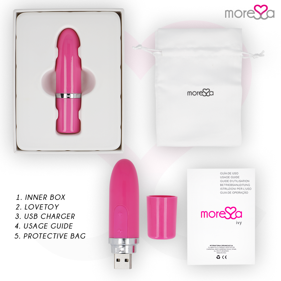 MORSSA - IVY VIBRADOR ESTIMULADOR DE VIAGEM ROSA - Image 6