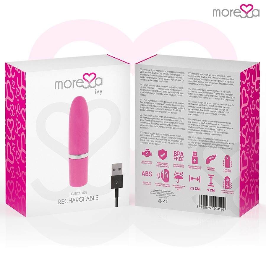 MORSSA - IVY VIBRADOR ESTIMULADOR DE VIAGEM ROSA - Image 7