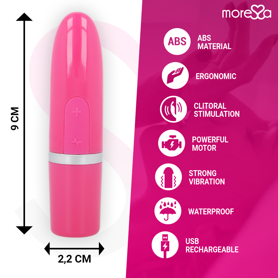 MORSSA - IVY VIBRADOR ESTIMULADOR DE VIAGEM ROSA - Image 4