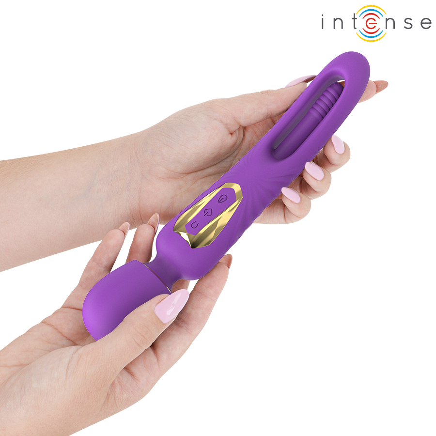 INTENSO – CHRISTY VARINHA VIBRATÓRIA COM LÍNGUA ARTICULADA