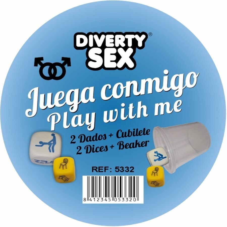 DIABLO PICANTE - JOGO DE DADOS + POSIÇÕES PARA HOMENS COM COPO