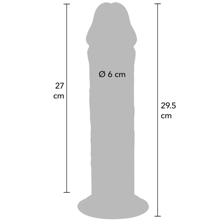 SEJA REAL - PÊNIS DE TPE DELUXE DE DUPLA DENSIDADE E ESPESSURA, 29,5 CM - Image 4
