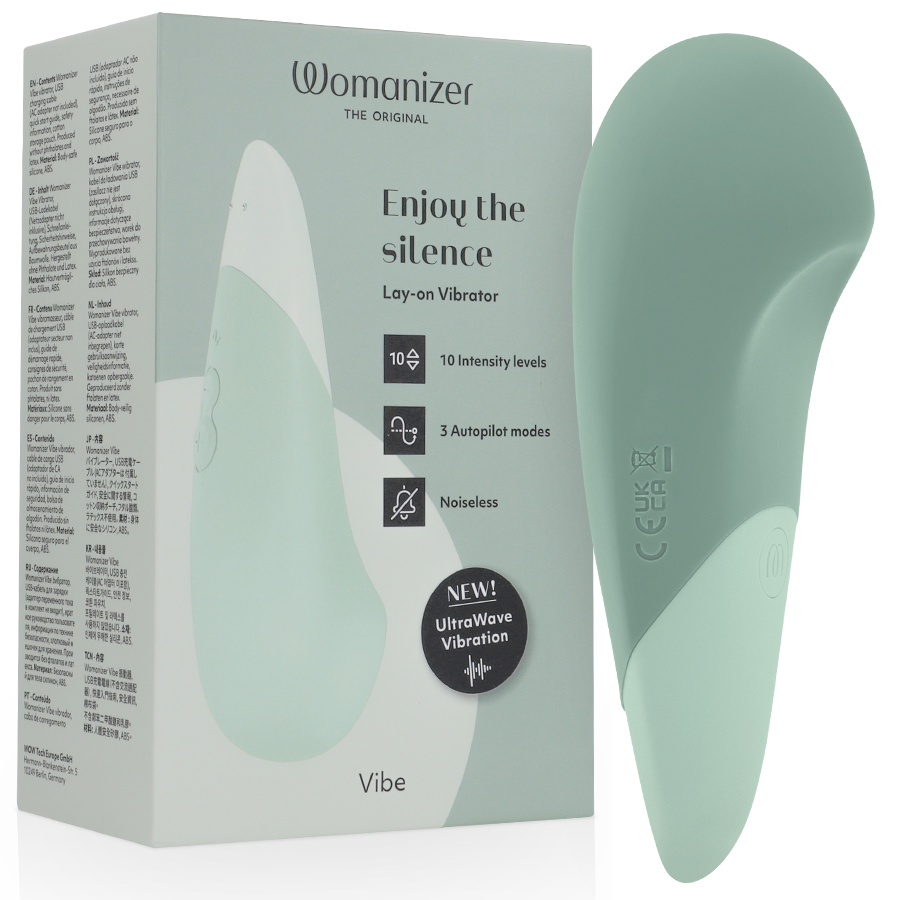 WOMANIZER - VIBE LAY-ON VIBRADOR SILENCIOSO SÁBIO