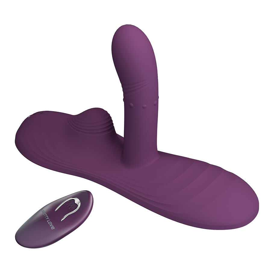 PRETTY LOVE - VIBRADOR DE SENTADO LUKA COM EFEITO DE CALOR E CONTROLE REMOTO - Image 3