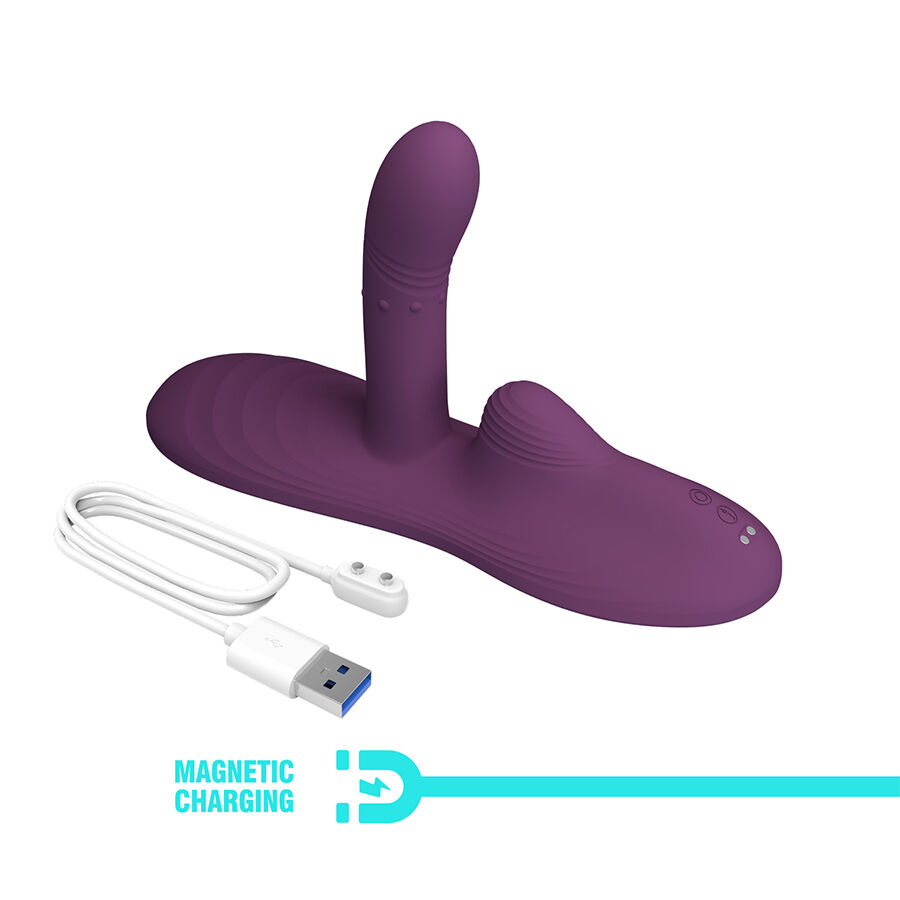 PRETTY LOVE - VIBRADOR DE SENTADO LUKA COM EFEITO DE CALOR E CONTROLE REMOTO - Image 6