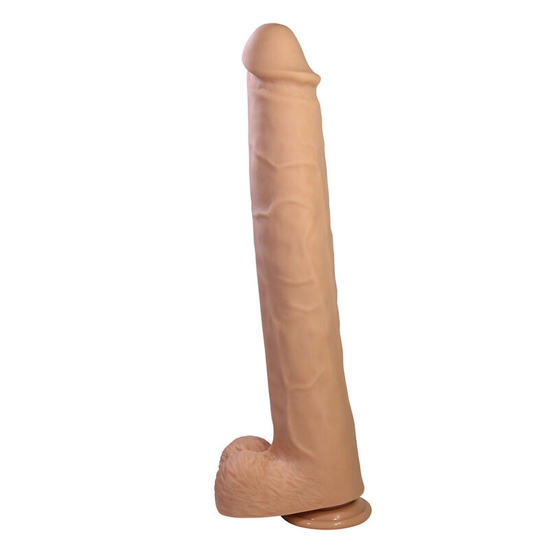 PRETTY LOVE – PAT DILDO FLEXÍVEL REALISTA COM VENTOSA COR DE CARNE 40 CM -Ø- 6 CM