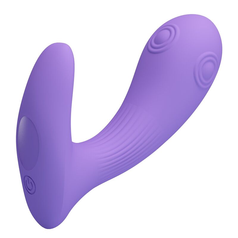 PRETTY LOVE - VIBRADOR DE DUPLA ESTIMULAÇÃO RECARREGÁVEL ANDROMEDA ROXO - Image 8