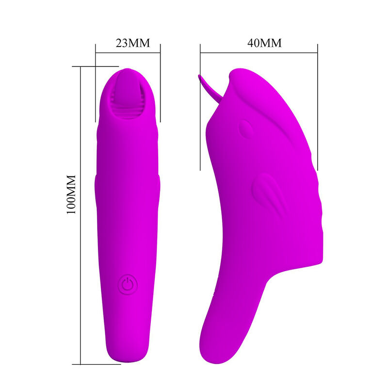 PRETTY LOVE - VIBRADOR DE DEDO RECARREGÁVEL PETERSON HONEY FINGER ROXO - Image 12